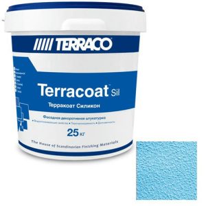 Штукатурка фасадная Terracoat Fine Silicone Шагрень 25 кг