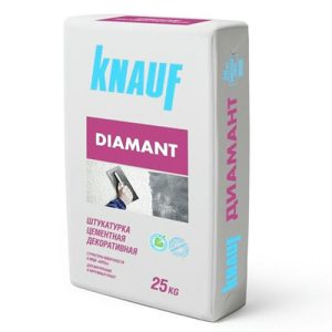 Штукатурка цементная Кнауф Диамант 260 белая 25 кг