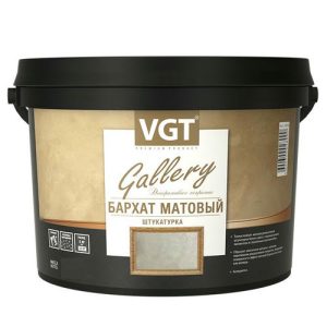 Штукатурка декоративная VGT Бархат матовый 1 кг
