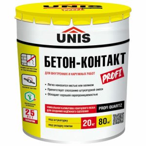 Грунтовка Юнис Бетон-контакт 20 кг