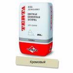 Затирка цементная Terta зима Деколит 5270 кремовый 25кг