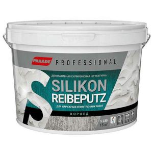Штукатурка декоративная Parade Professional Silikon Reibeputz S230 Короед 2 мм 15 кг