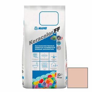 Затирка цементная Mapei Keracolor FF 160 магнолия 2 кг