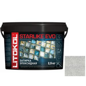 Затирка эпоксидная для швов Litokol Starlike Evo S.105 Bianco Titanio 2,5 кг