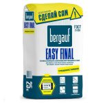 Наливной пол тонкослойный самонивелирующийся Bergauf Easy Final 25 кг