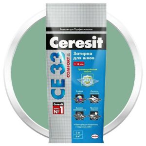 Затирка цементная для узких швов Ceresit СЕ33 Comfort Киви 2 кг