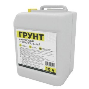 Грунт акриловый универсальный Грида Эко 10 л