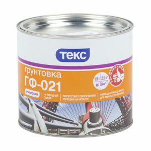 Грунтовка Текс ГФ-021 Универсал красно-коричневая 2,5 кг