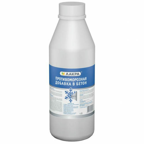Добавка противоморозная для бетона Лакра 1 л