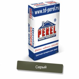 Затирка цементная Perel зима RL 5410 серая 25кг