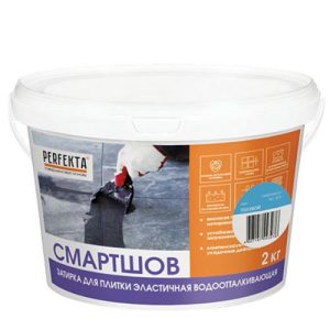 Затирка цементная для швов Perfekta Смартшов голубой 2 кг