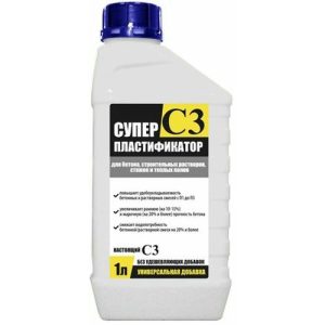 Суперпластификатор для бетонов и строительных растворов 1л канистра