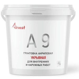 Грунтовка укрывная Аквест-9 белая 7 кг