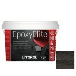 Затирка эпоксидная для швов Litokol Epoxyelite E.07 черный кофе 1 кг