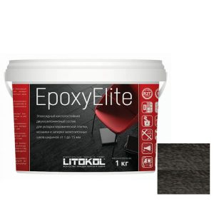 Затирка эпоксидная для швов Litokol Epoxyelite E.07 черный кофе 1 кг