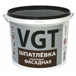 Шпатлевка фасадная VGT акриловая 7,5 кг