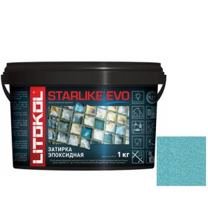 Затирка эпоксидная для швов Litokol Starlike Evo S.320 Azzurro Caraibi 1 кг