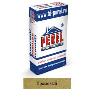 Затирка цементная Perel RL 0440 кремовая 25кг