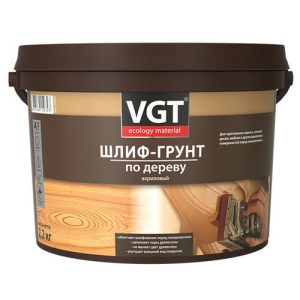 Шлиф-грунт VGT ВД-АК-0301 по дереву 2,2 кг
