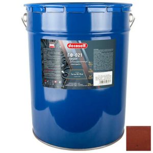 Грунт ГФ-021 Pufas Decoself Экспресс красно-коричневый 25 кг