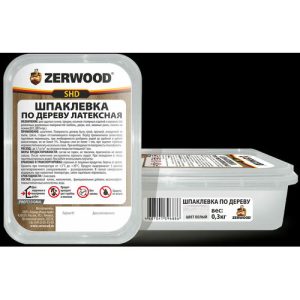 Шпаклевка по дереву ZERWOOD SHD белая (0,3кг)