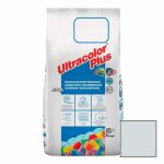 Затирка цементная Mapei Ultracolor Plus 111 светло-серая 2 кг