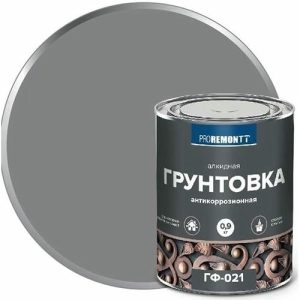 Грунт антикоррозионный ГФ-021 PROREMONTT серый (0,9кг)