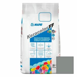 Затирка цементная Mapei Keracolor FF 112 серый 5 кг