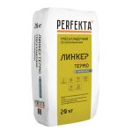 Смесь кладочная Perfekta теплоизоляционная Линкер Термо Зимняя серия 20 кг
