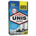 Универсальная смесь тонкослойный наливной пол (ровнитель) Юнис Горизонт Nivelir 20 кг