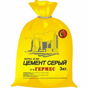 Цементная смесь Гермес М 500 серая 3 кг