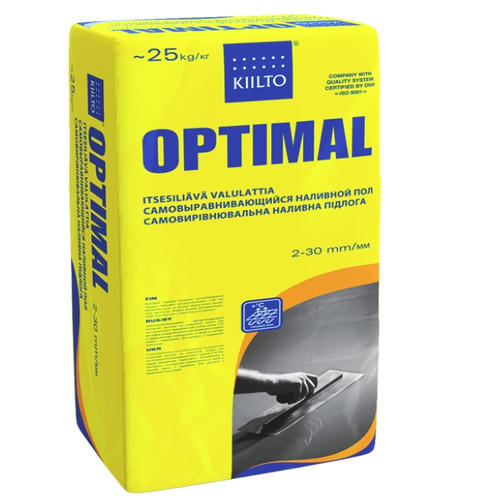 Смесь для полов цементная Kiilto Optimal серый 25кг