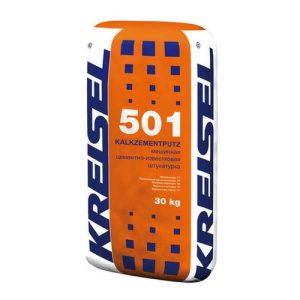 Штукатурка цементная Kreisel 501 KALKZEMENT-MASCHINENPUTZ серый 30кг