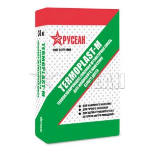 Штукатурка гипсовая Русеан Termoplast-M белая 30 кг