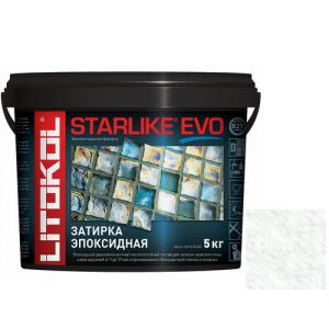 Затирка эпоксидная для швов Litokol Starlike Evo S.100 Bianco Assoluto 5 кг