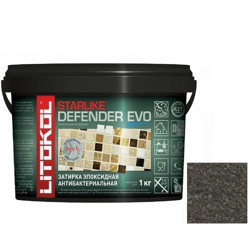 Затирка эпоксидная для швов Litokol Starlike Defender Evo S.235 Caffe 1 кг