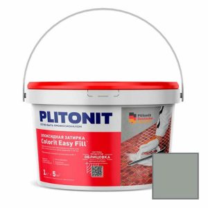 Затирка Plitonit (Плитонит) Colorit Easy Fill 3-компонентная эпоксидная серый 1 кг