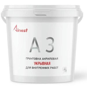 Грунтовка укрывная Аквест-3 белая 14 кг
