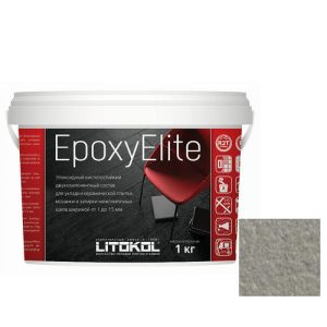 Затирка эпоксидная для швов Litokol Epoxyelite E.05 серый базальт 1 кг