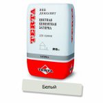 Затирка цементная Terta Деколит 2251 белый 25кг