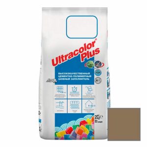Затирка цементная Mapei Ultracolor Plus 135 золотистый песок 2 кг