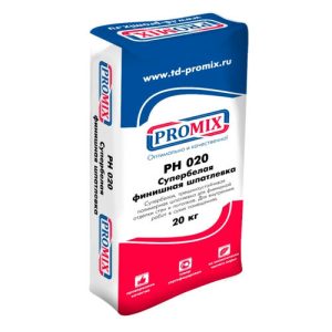 Шпаклевка полимерная Promix PH 020 супербелый 20кг