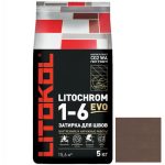 Затирка цементная для швов Litokol Litochrom 1-6 Evo LE.240 Венге 5 кг