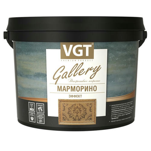 Штукатурка декоративная VGT Марморино 8,9 л/16 кг