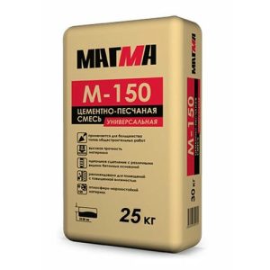 Смесь цементно-песчаная Магма М-150 (25кг)