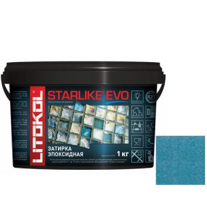 Затирка эпоксидная для швов Litokol Starlike Evo S.340 Blu Denim 1 кг