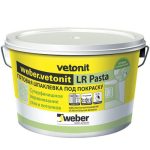 Шпатлевка полимерная Weber-Vetonit LR Pasta белый 15 кг