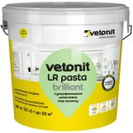 Шпатлевка суперфинишная Vetonit LR Паста Brilliant 18 кг