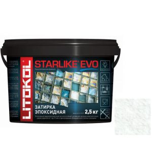 Затирка эпоксидная для швов Litokol Starlike Evo S.100 Bianco Assoluto 2,5 кг