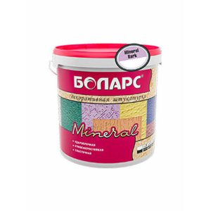 Декоративная штукатурка акриловая Боларс Bark 1,5мм короед белый 25кг позиция под заказ